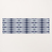 Crocus Ikat 5 Fog Yogamat (Achterkant (horizontaal))