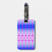 Crocus Ikat 6 Miami Bagagelabel (Achterkant verticaal)