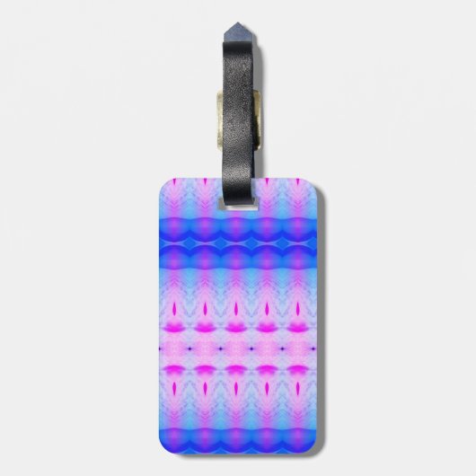 Crocus Ikat 6 Miami Bagagelabel (Achterkant verticaal)