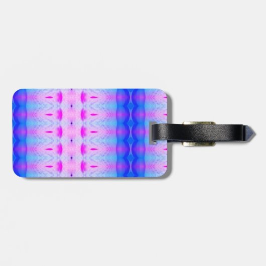 Crocus Ikat 6 Miami Bagagelabel (Achterkant horizontaal)