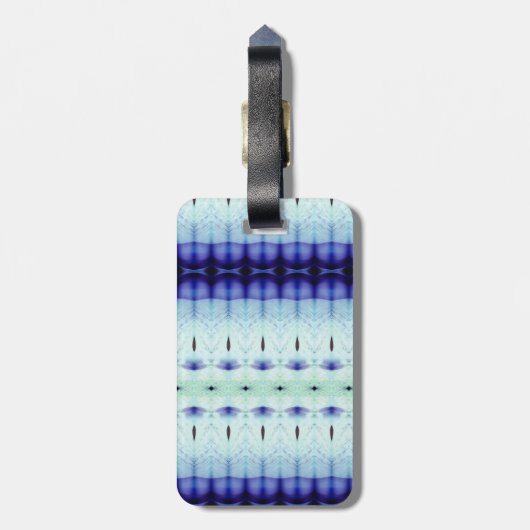 Crocus Ikat 6 Recoleta Bagagelabel (Achterkant verticaal)