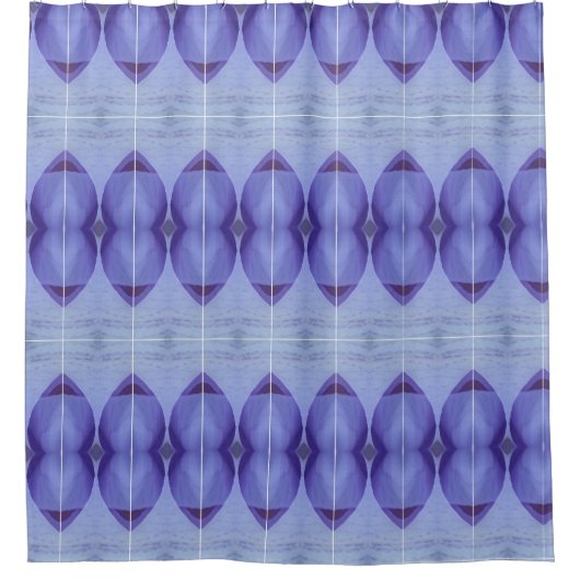 Crocus Ikat Douchegordijn (Voorkant)