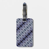 Crocus Ikat Fog Bagagelabel (Achterkant verticaal)