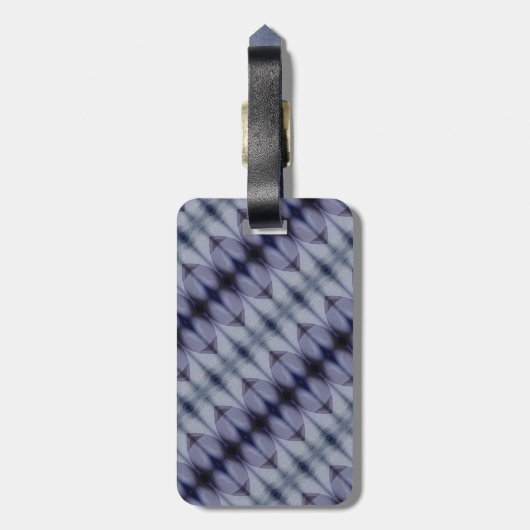 Crocus Ikat Fog Bagagelabel (Achterkant verticaal)