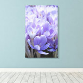 Crocus Ingepakt Canvasprint Canvas Afdruk (Insitu (Houten vloer))