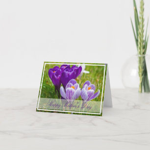 Crocus lente kaart