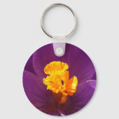 Crocus macro ~ sleutelhanger (Voorkant)