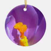 Crocus Ornament Purple Flowers Decoration (Voorkant)