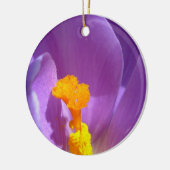Crocus Ornament Purple Flowers Decoration (Links)