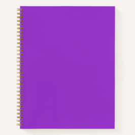 Crocus Paars Solid Color Spiral Notitieboek