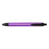 Crocus Paars Solid Color Zwarte Inkt Pen (Achterkant)