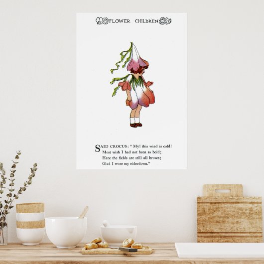 Crocus Poster (Keuken)