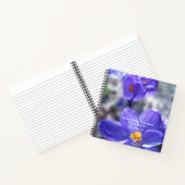 Crocus Purple Flowers Quote Notitieboek (Binnen)