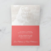 Crocus roze rode bruiloft bedankt je kaart (Binnen)