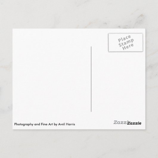 Crocus Snowdrop en waterdruppels Briefkaart (Achterkant)