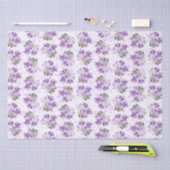 Crocus Spring Floral Pattern Tissuepapier (Craft)