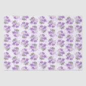 Crocus Spring Floral Pattern Tissuepapier (Voorkant)