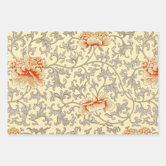 Crocus Spring Flower Botanische Bloemkunst Inpakpapier Vel (Voorkant 3)