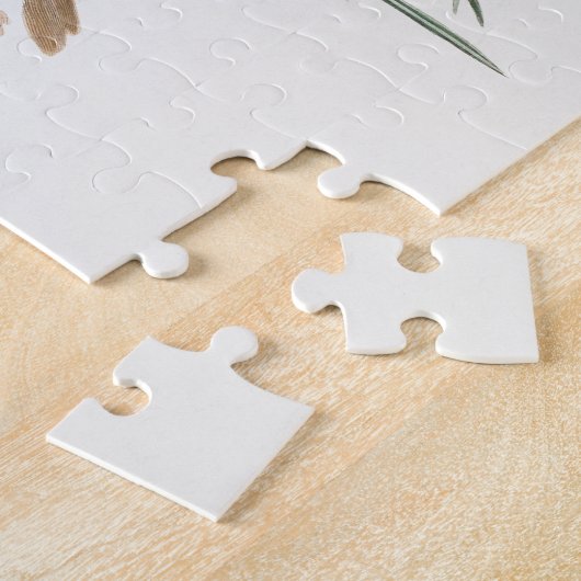 Crocus Spring Flower Botanische Bloemkunst Legpuzzel (Zijkant)