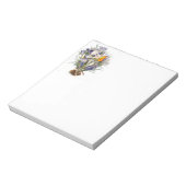 Crocus Spring Flower Botanische Bloemkunst Notitieblok (Linkerzijde)