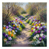 Crocus Symbolism Perfect Poster (Voorkant)