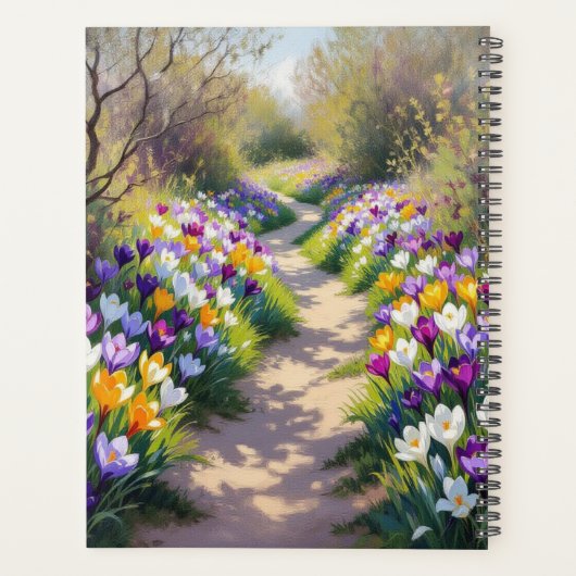 Crocus Symbolisme Kalender Planner (Achterkant)