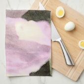 Crocus Waterverf Flower Art Theedoek (Quarter Fold)