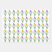 Crocus Wrapping Paper Sheets (Voorkant)