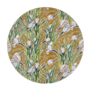 Crocuses Crocus Spring Flower Florence Pattern Oli Snijplank