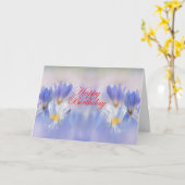 Crocuses Flowers Kaart (Gele Bloem)