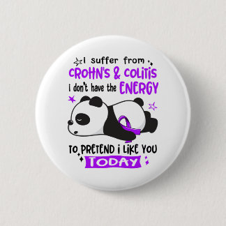 Crohn & Colitis Awareness Month Ribbon Gifts Ronde Button 5,7 Cm