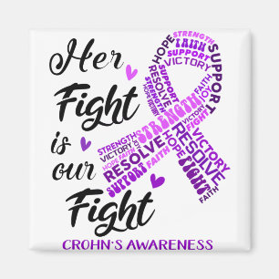 Crohn's Awareness Month Ribbon Gifts Magneet