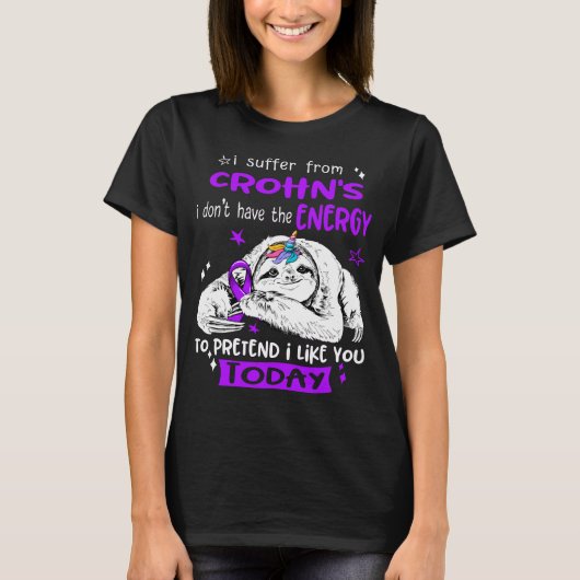 Crohn's Awareness Month Ribbon Gifts T-shirt (Voorkant)