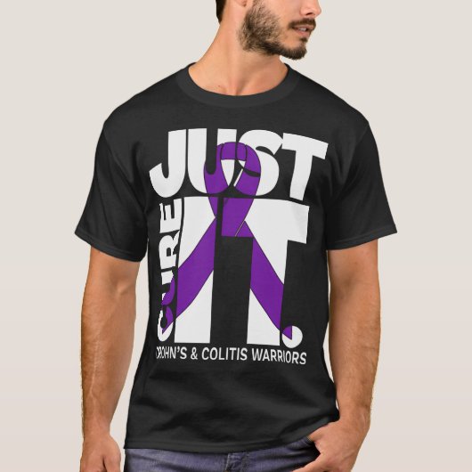 Crohns bewustzijn en colitis genezen het gewoon t-shirt (Voorkant)