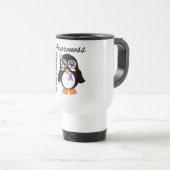 Crohn's Disease Awareness Penguin Reisbeker (Voorkant rechts)