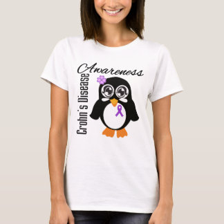 Crohn's Disease Awareness Penguin T-shirt