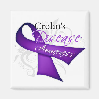 Crohn's Disease Awareness Rib Magneet