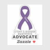 Crohn's Disease Awareness Vinyl Sticker (Vel)