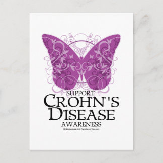 Crohn's Disease Butterfly Briefkaart