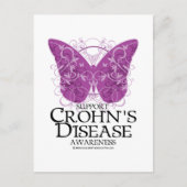 Crohn's Disease Butterfly Briefkaart (Voorkant)