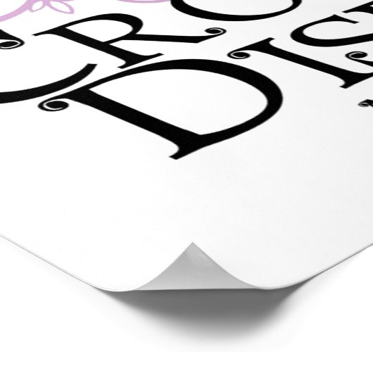 Crohn's Disease Butterfly Poster (Hoek)