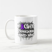 Crohn's Disease Fight Conquer en Win Koffiemok (Links)