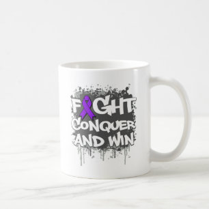 Crohn's Disease Fight Conquer en Win Koffiemok