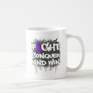 Crohn's Disease Fight Conquer en Win Koffiemok