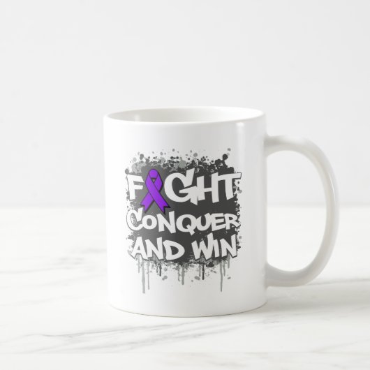 Crohn's Disease Fight Conquer en Win Koffiemok (Rechts)