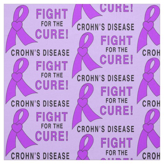 Crohn's Disease Fight for the Cure Stof (Swatch)