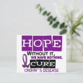 Crohn's Disease HOPE 2 Briefkaart (Staand voorkant)