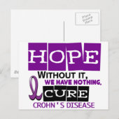 Crohn's Disease HOPE 2 Briefkaart (Voorkant / Achterkant)