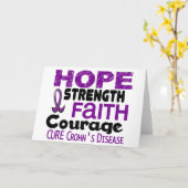 Crohn's disease HOPE 3 Kaart (Gele Bloem)