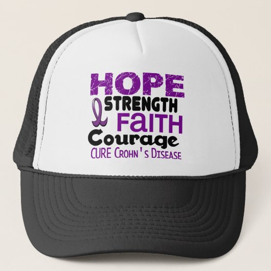 Crohn's Disease HOPE 3 Trucker Pet (Voorkant)